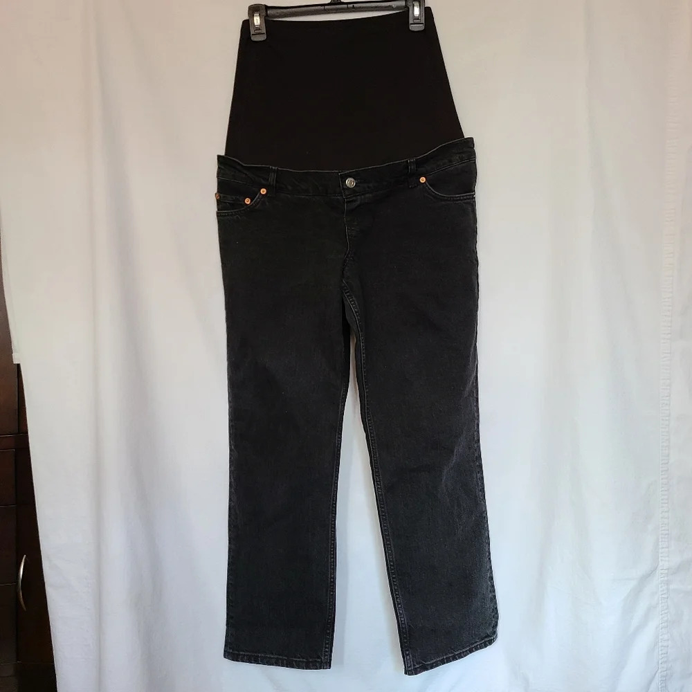 ASOS Maternity Black Flare & Wide Leg Jeans
